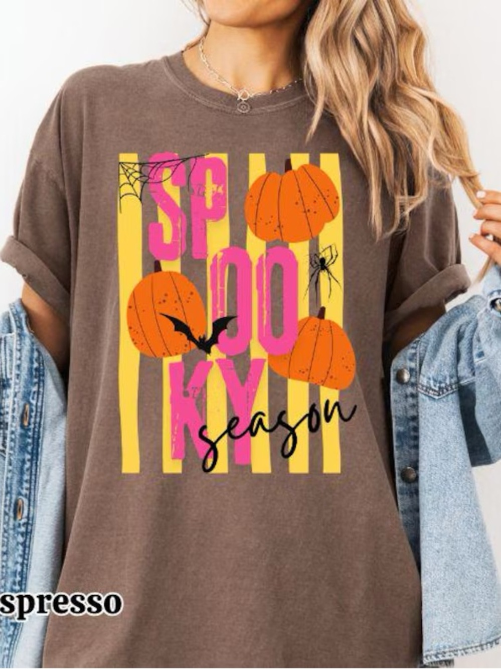 NEW Spooky Season T-Shirt Halloween Graphic Tee Comfort Colors® Spooky Vibes Tee